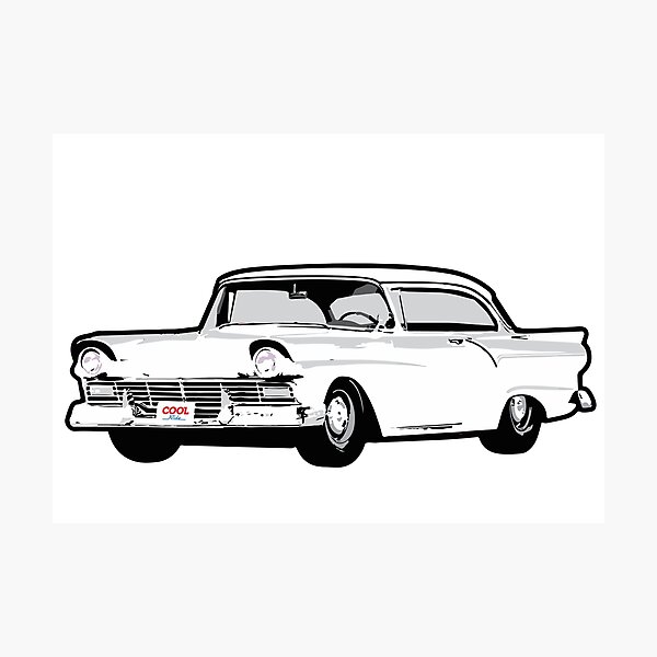 Item preview, White 1957 F Coupe designed and sold by CoolRide.