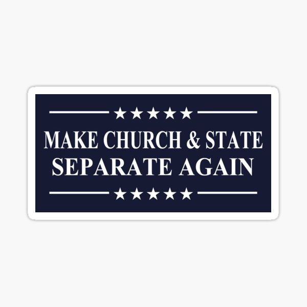 Artikel-Vorschau von Trennen Sie Kirche und Staat wieder. Korrigieren Sie den Obersten Gerichtshof jetzt., designt und verkauft von electrovista.