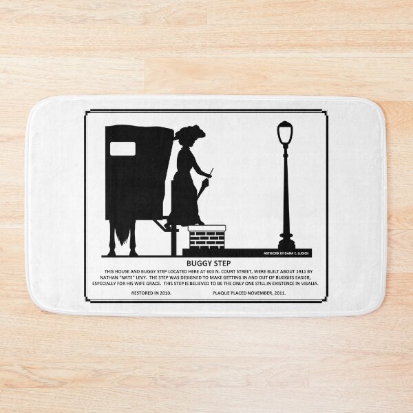Item preview, Visalia's Last Buggy Step Commemorative Plaque designed and sold by DEL-Productions.