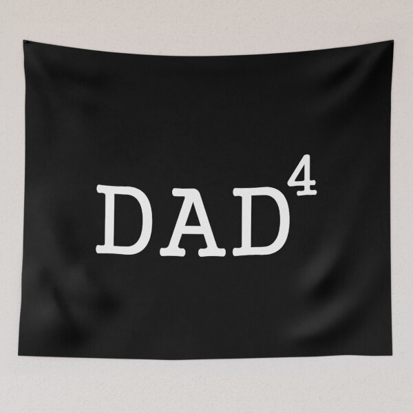 Item preview, Mens Dad To The Fourth Power Dad Of 4 Kids To The 4th Power Shirt designed and sold by unfinishedneigh.