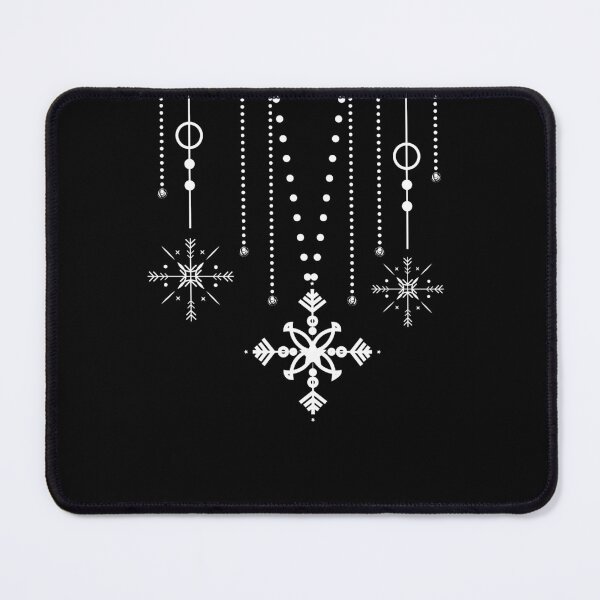 Item preview, Snowflakes on Black designed and sold by RedRubi.