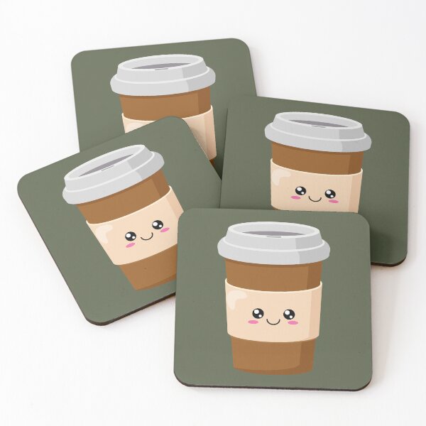 Item preview, Kawaii Hot Coffee designed and sold by cutieotter.