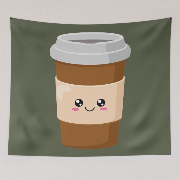 Item preview, Kawaii Hot Coffee designed and sold by cutieotter.