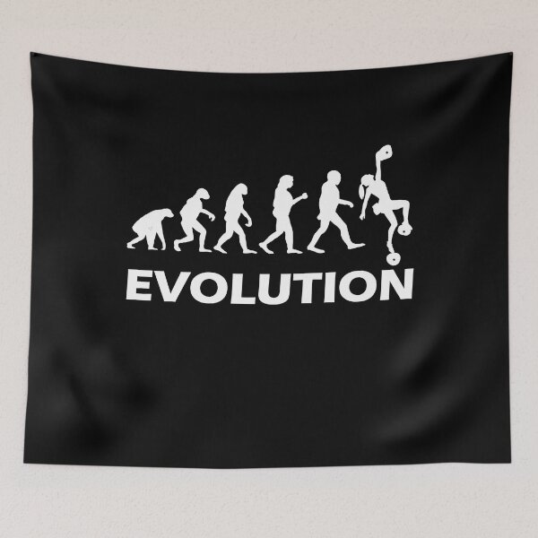 Item preview, Boulder Evolution Woman Climbing Ladies Girls designed and sold by DerNerd.