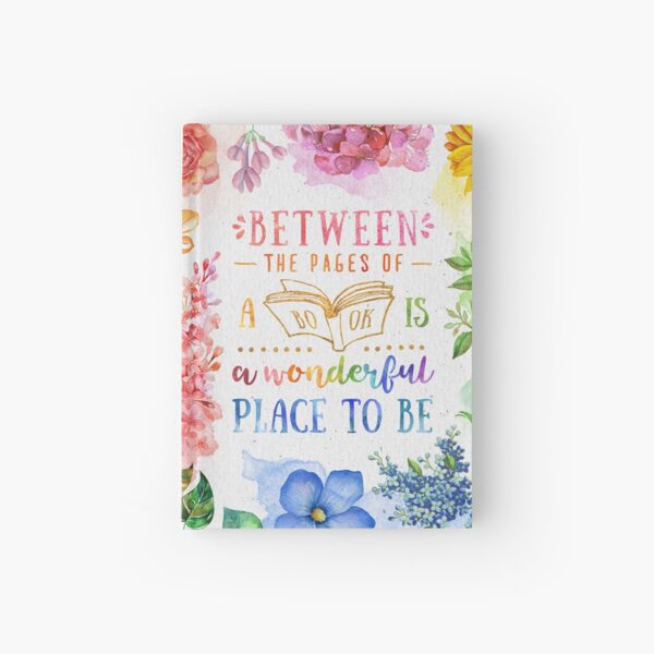 Between the pages Hardcover Journal