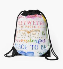 Mochila saco Entre las páginas