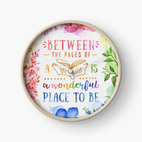 Between the pages Clock