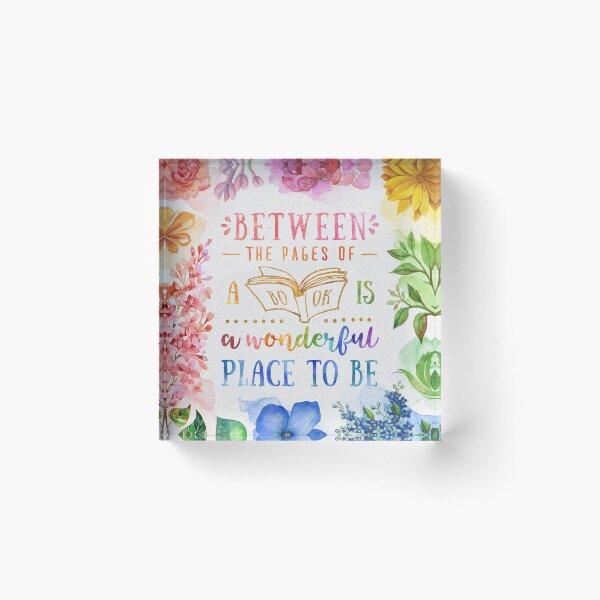 Between the pages Acrylic Block