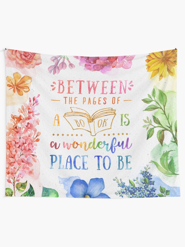 Alternate view of Between the pages Tapestry