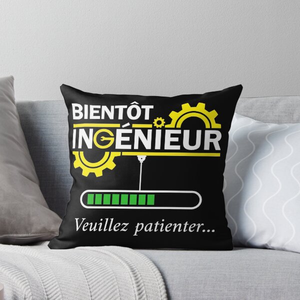 Artikelvorschau, Bientôt ingénieur veuillez patienter : Cadeau drôle pour élèves de class préparatoires entworfen und verkauft von thegiftedadult.