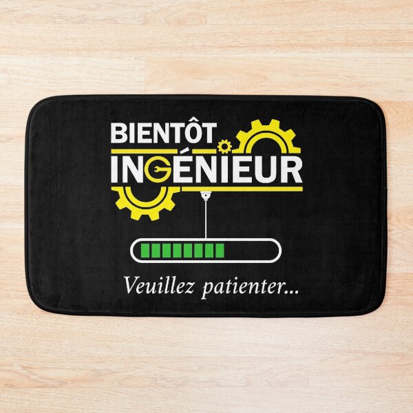 Aperçu de l'œuvre Bientôt ingénieur veuillez patienter : Cadeau drôle pour élèves de classes préparatoires créée et vendue par thegiftedadult.