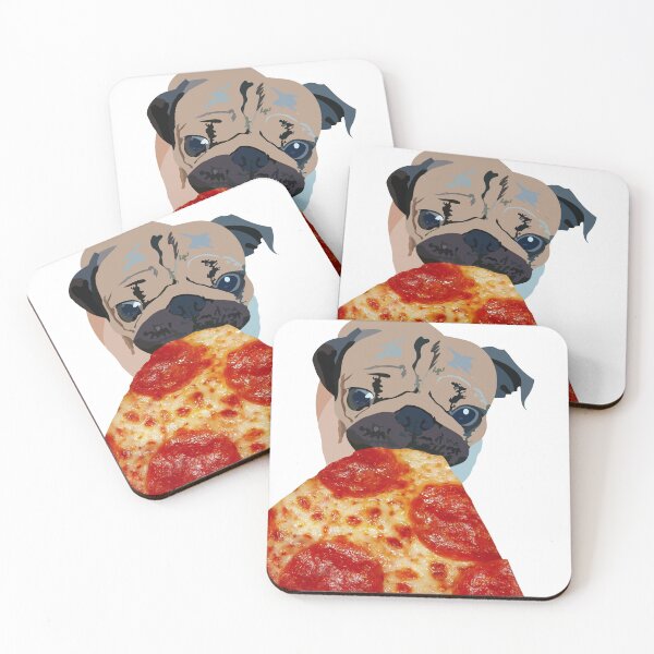 Item preview, perro comiendo una pizza designed and sold by stamper2538.