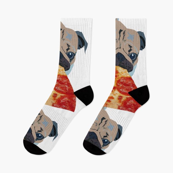 Item preview, perro comiendo una pizza designed and sold by stamper2538.