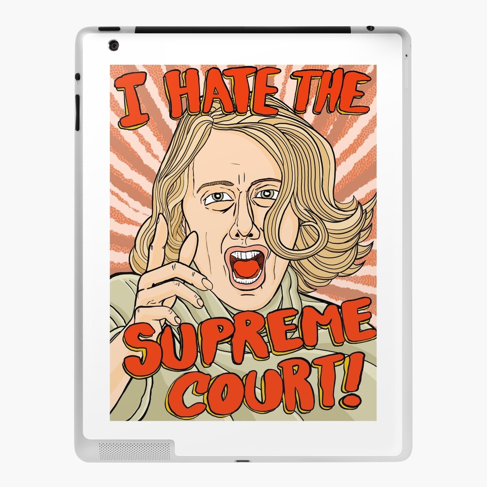 Peggy Gravel I Hate the Supreme Court Pillow Desperate Living 