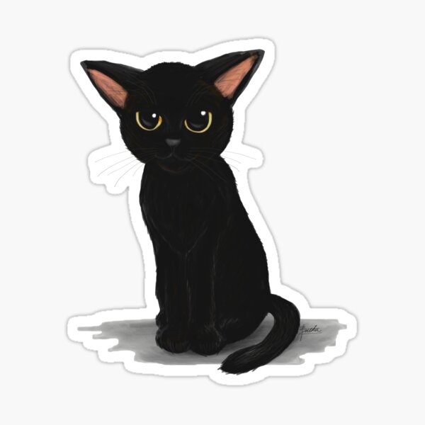 Little Cat Stickers Redbubble - deh epic cat god roblox