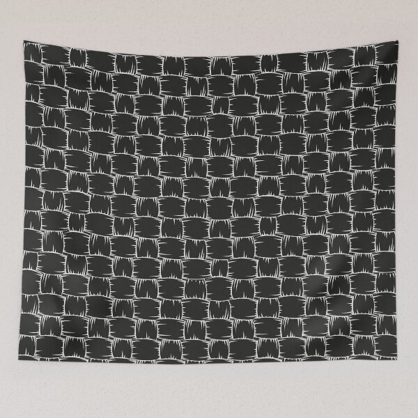 Item preview, Black and White Woven Pattern designed and sold by EweniqueAstrid.