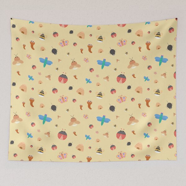 Item preview, Summer Time Bugs Pattern- Creamy designed and sold by MILdecals.