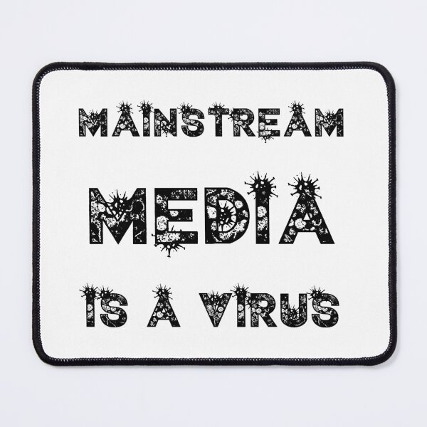 Item preview, Mainstream Media Is A Virus Sticker designed and sold by Liberty & Unicorns.