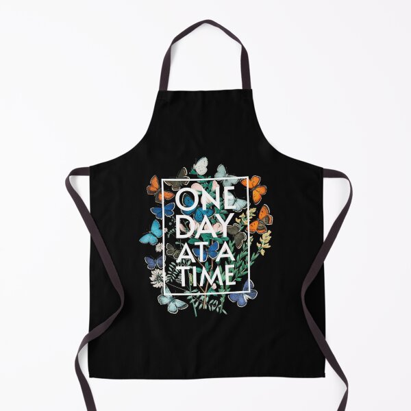 Item preview, One Day At A Time Floral Butterflies designed and sold by SobrieTeeStudio.