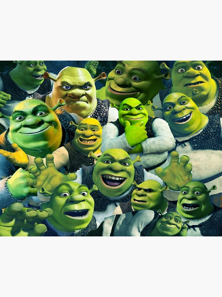 Shrek meme Art Board Print for Sale by Pulte