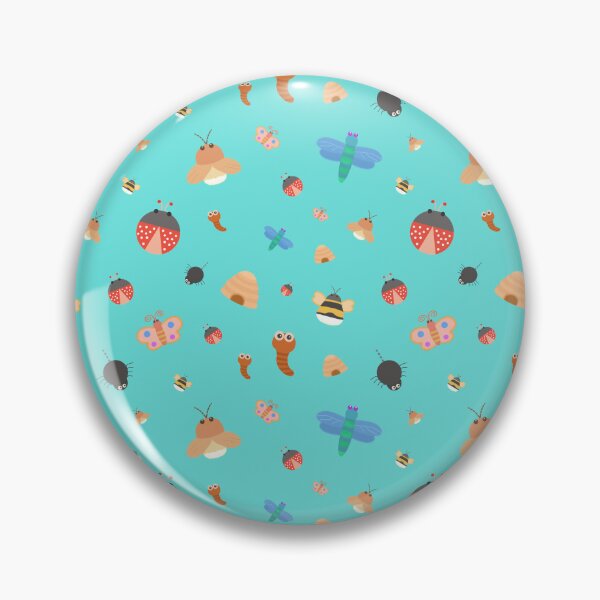 Item preview, Summer Time Bugs Pattern- Turquoise designed and sold by MILdecals.