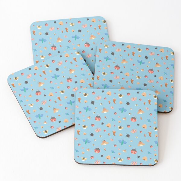 Item preview, Summer Time Bugs Pattern- Blue designed and sold by MILdecals.