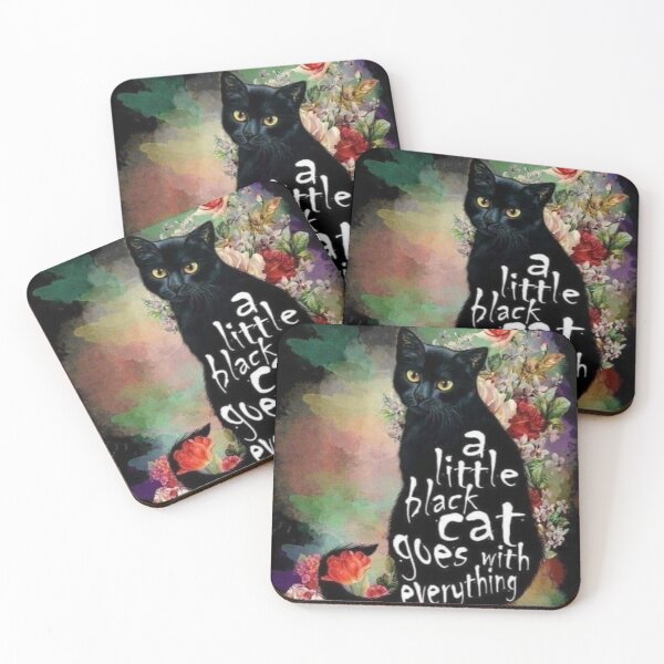 Item preview, Black cat love designed and sold by RainbowChild80.