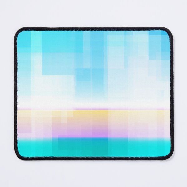 Item preview, STYLISH PAINT BLUE CYAN WHITE MARINE AQUA BLOCKISM. designed and sold by Ralek.