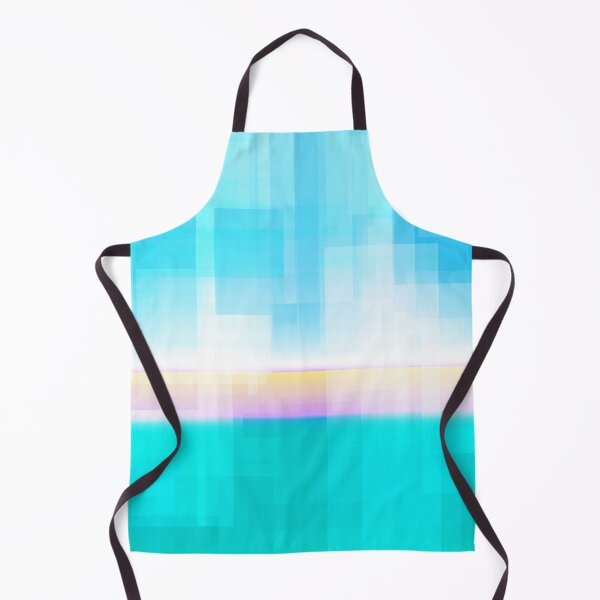 Item preview, STYLISH PAINT BLUE CYAN WHITE MARINE AQUA BLOCKISM. designed and sold by Ralek.