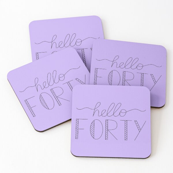Item preview, Hello Forty IV - 40th Birthday Gift designed and sold by Lemon Pepper.