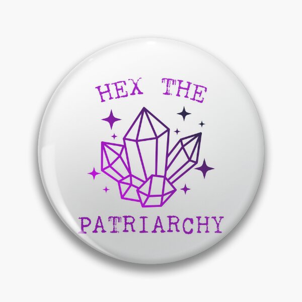 Item preview, Hex The Patriarchy Feminist Witch Funny Magical Mystical Magic crystal designed and sold by Meteor77.