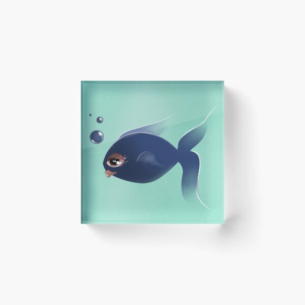 Item preview, Anime fish with face designed and sold by BigAyes.