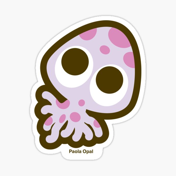 Tecka the Octopus from the Simply Small Series Sticker
