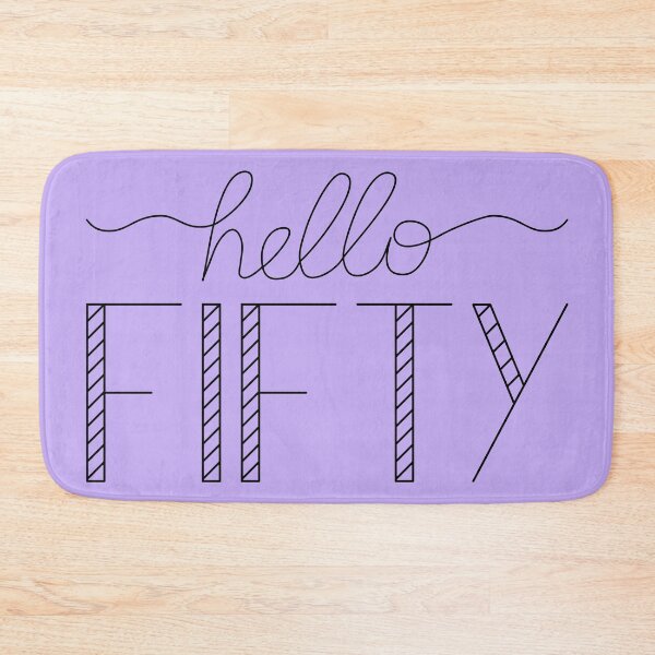 Item preview, Hello Fifty IV - 50th Birthday Gift designed and sold by Lemon Pepper.