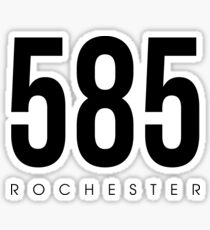 Rochester, NY - 585 Area Code Sticker