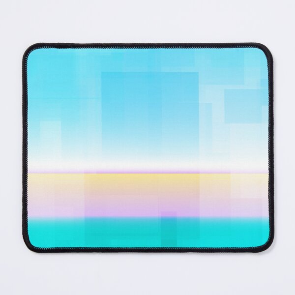 Item preview, STYLISH PAINT BLUE CYAN WHITE MARINE AQUA BLOCKISM. designed and sold by Ralek.