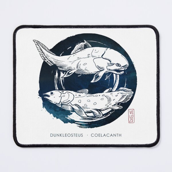 Item preview, Ancient fish on ink designed and sold by xVelozeex.