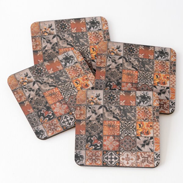 Item preview, Retro Portuguese Squares Tile  designed and sold by PatternBestFan.