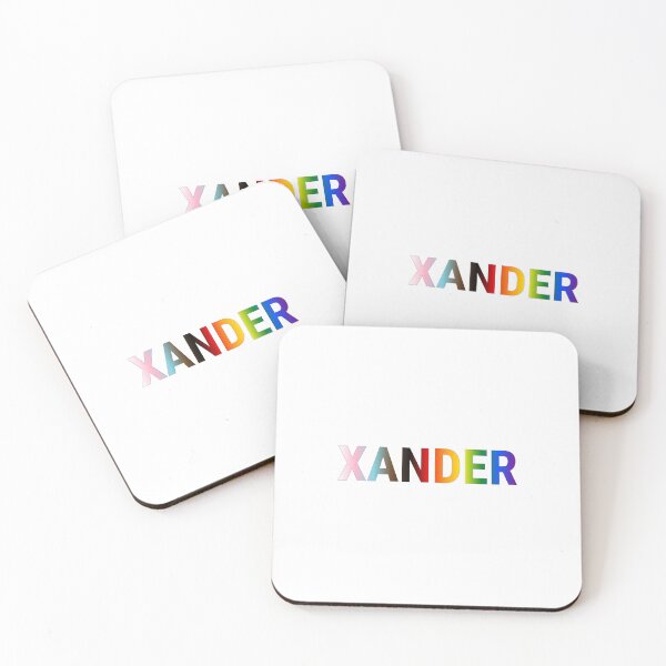 Item preview, Xander Rainbow Progress Pride Name designed and sold by PrideNames.