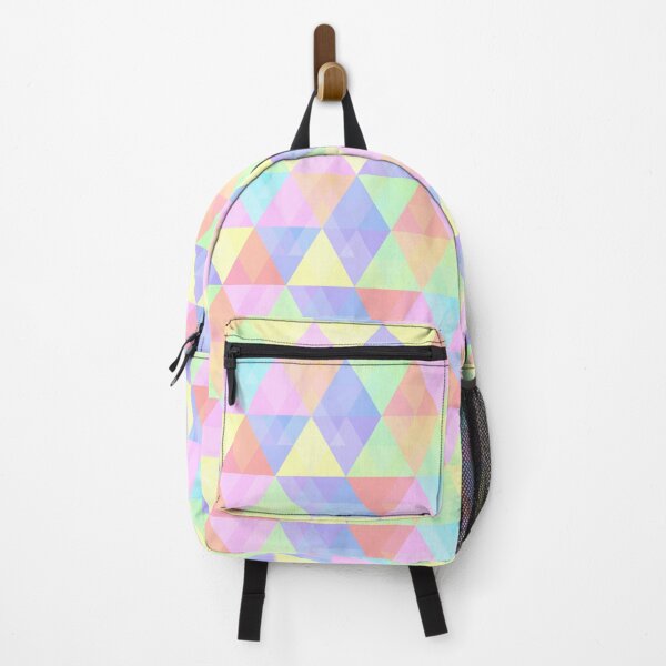 Item preview, Colorful pastel triangle overlay pattern designed and sold by starseedgems.