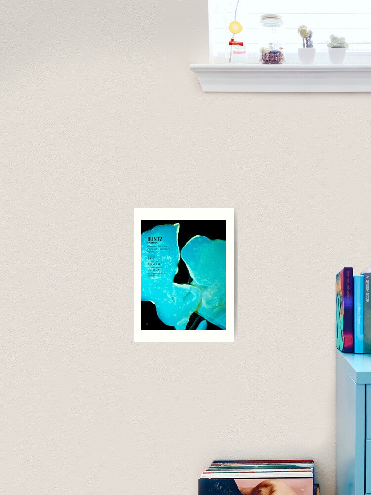 Thumbnail 2 of 3, Art Print, Runtz Shatter Stat Poster | The Secret Colors of Cannabis Official designed and sold by cutbysam.