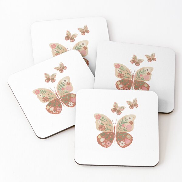 Item preview, Floral Butterflies designed and sold by HappyLifeCreate.