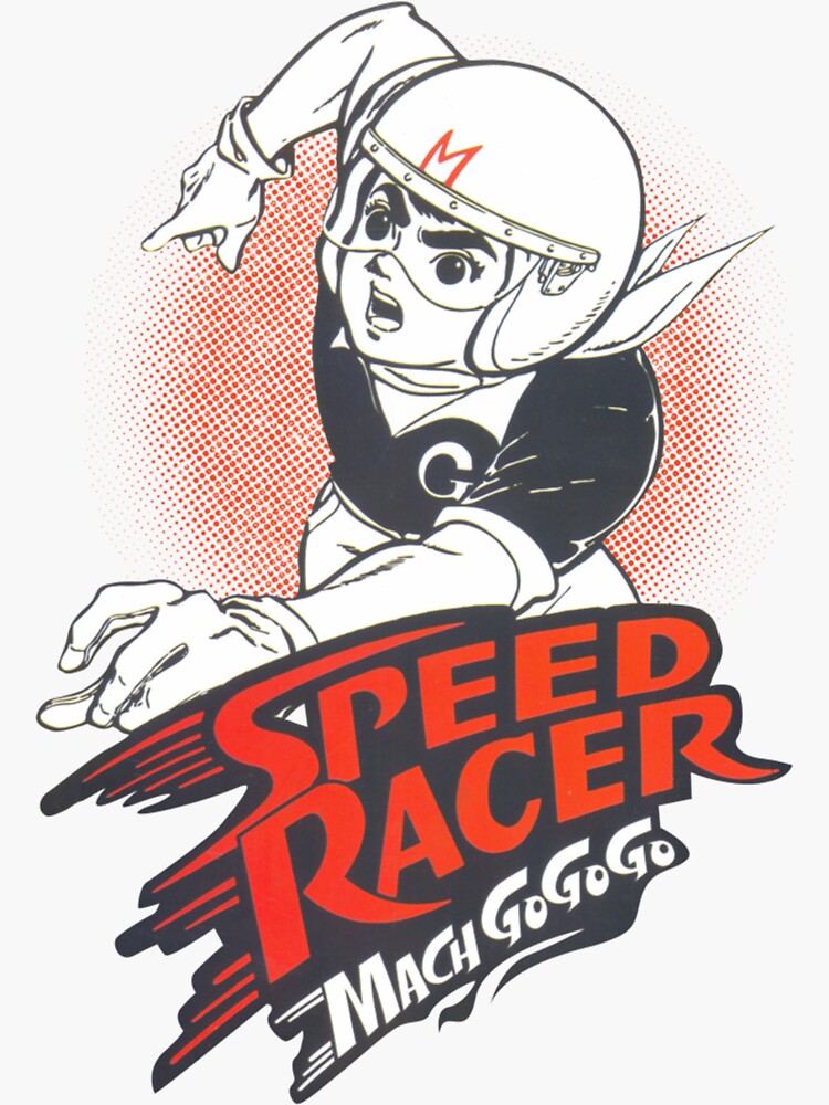 SPEED RACER MACH GOGOGO- Edición limitada | Regalo perfecto Love speed  racer | Pegatina