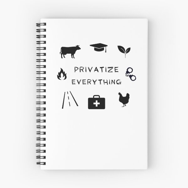 Item preview, Privatize Everything Sticker designed and sold by Liberty & Unicorns.