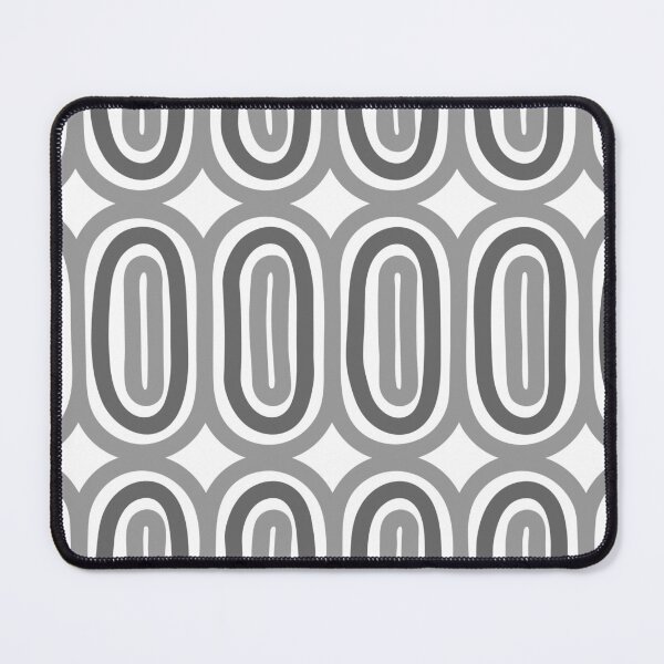 Item preview,  Hand Drawn Geometric Oval Patterns in Grey - Retrostyle designed and sold by Hic21.