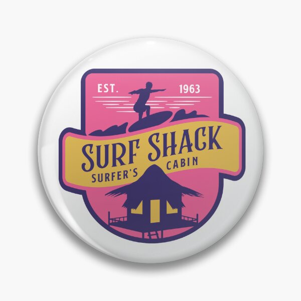Item preview, Surf Shack Cabin Sticker designed and sold by Farage Art.
