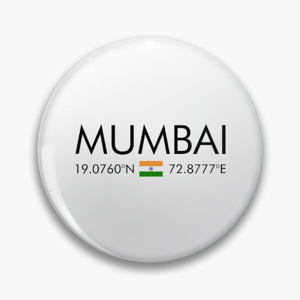 Item preview, India - Mumbai City Coordinates designed and sold by n0madd.