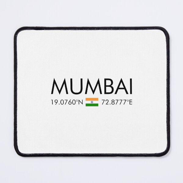 Item preview, India - Mumbai City Coordinates designed and sold by n0madd.