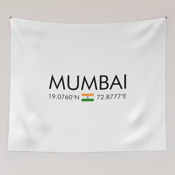 Item preview, India - Mumbai City Coordinates designed and sold by n0madd.