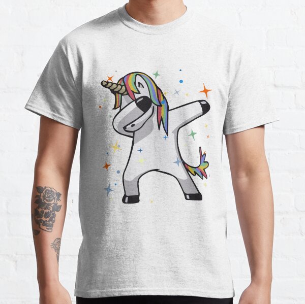 Einhorn abtupfen Classic T-Shirt